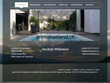 Tablet Screenshot of immobeoland.ch